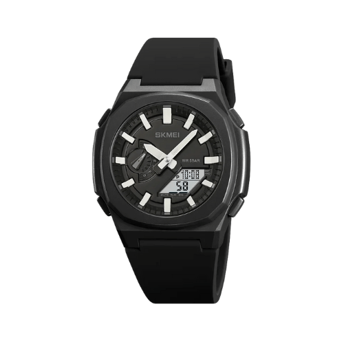 Relógio Masculino ROCS Military Prata e Branco | 45.7MM