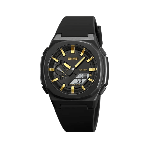 Relógio Masculino ROCS Military Gold e Branco | 45.7MM