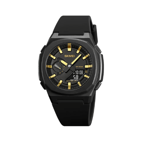 Relógio Masculino ROCS Military Gold e Preto | 45.7MM