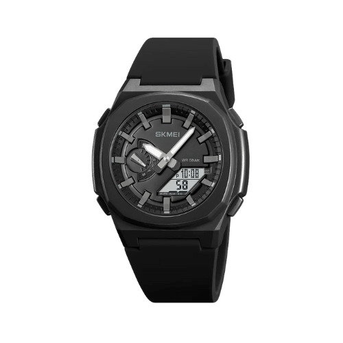 Relógio Masculino ROCS Military Preto e Branco | 45.7MM