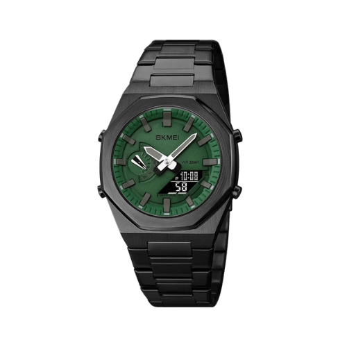 Relógio Masculino ROCS Classic Verde e Preto | 41.1MM
