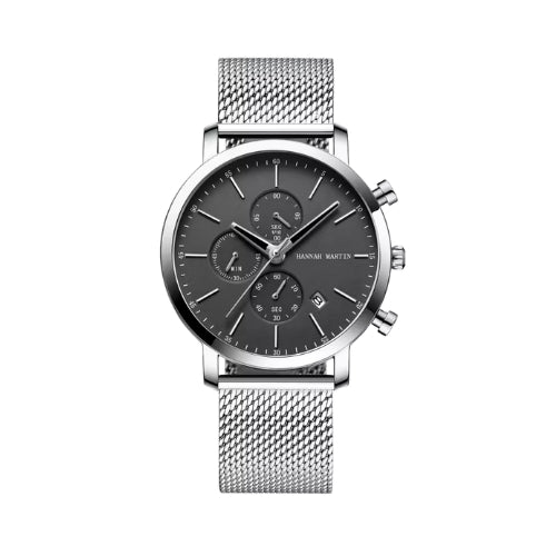 Relógio Masculino ROCS Ultra Pulseira Prata e Preto | 44.5MM