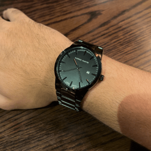 Relógio Minimalista ROCS Belmont Full Black | 40.5MM