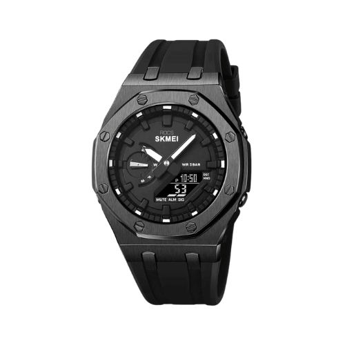 Relógio Masculino ROCS Skmei Full Black | 44.7MM