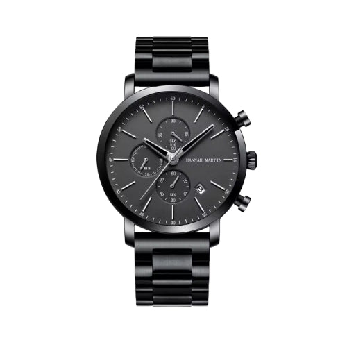 Relógio Masculino ROCS Ultra Preto e Branco | 44.5MM